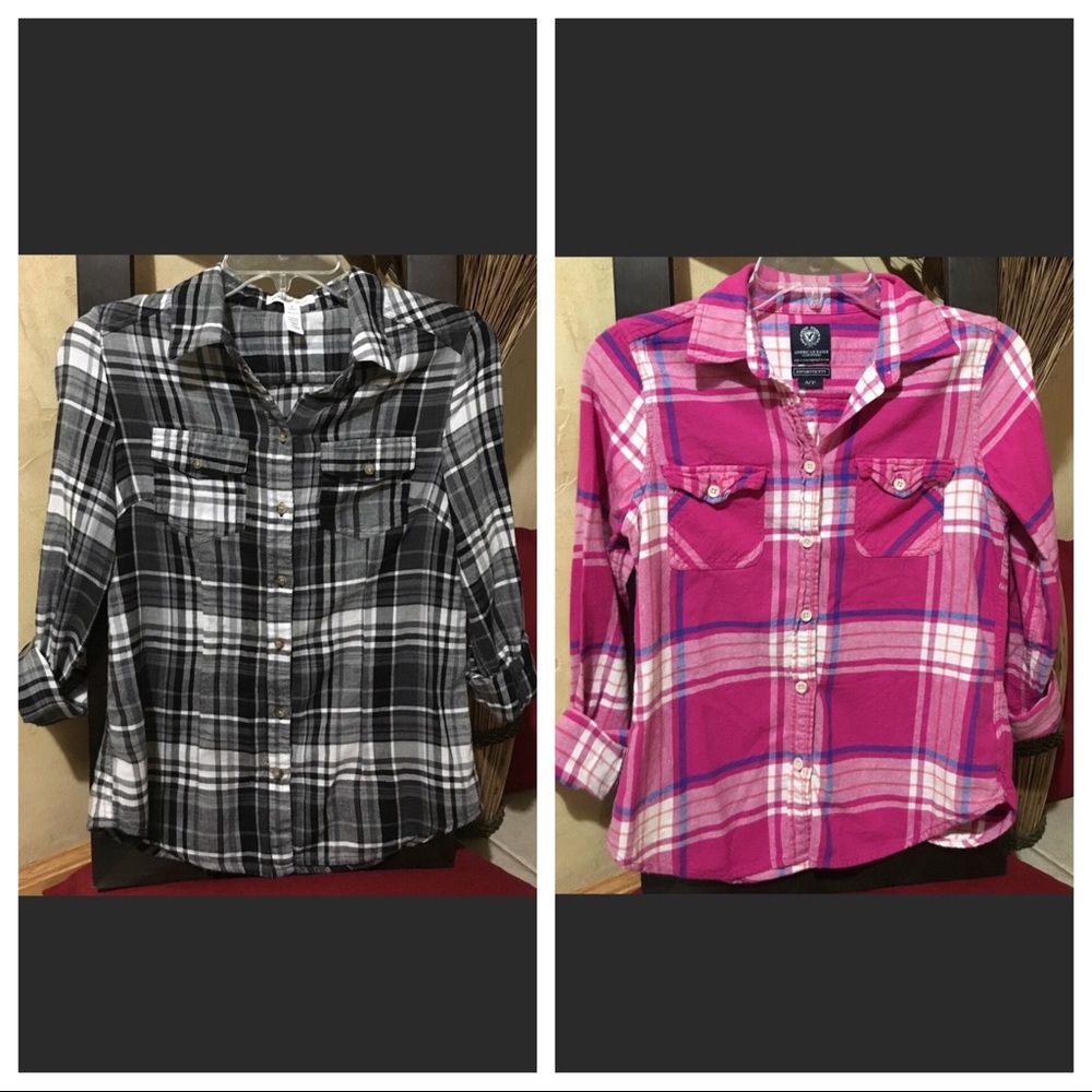 ✨Bundle✨2 Button Down Flannels